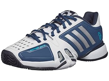 アディダス バリケード adidas barricade7 novak pro Adidas Barricade 7 Novak Pro Men's Tennis Shoes White/Silver